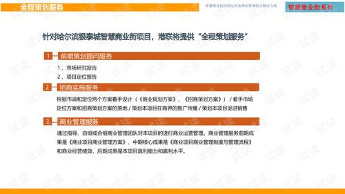 智慧商業(yè)街招商運營及物業(yè)管理綜合解決方案——物業(yè)管理篇
